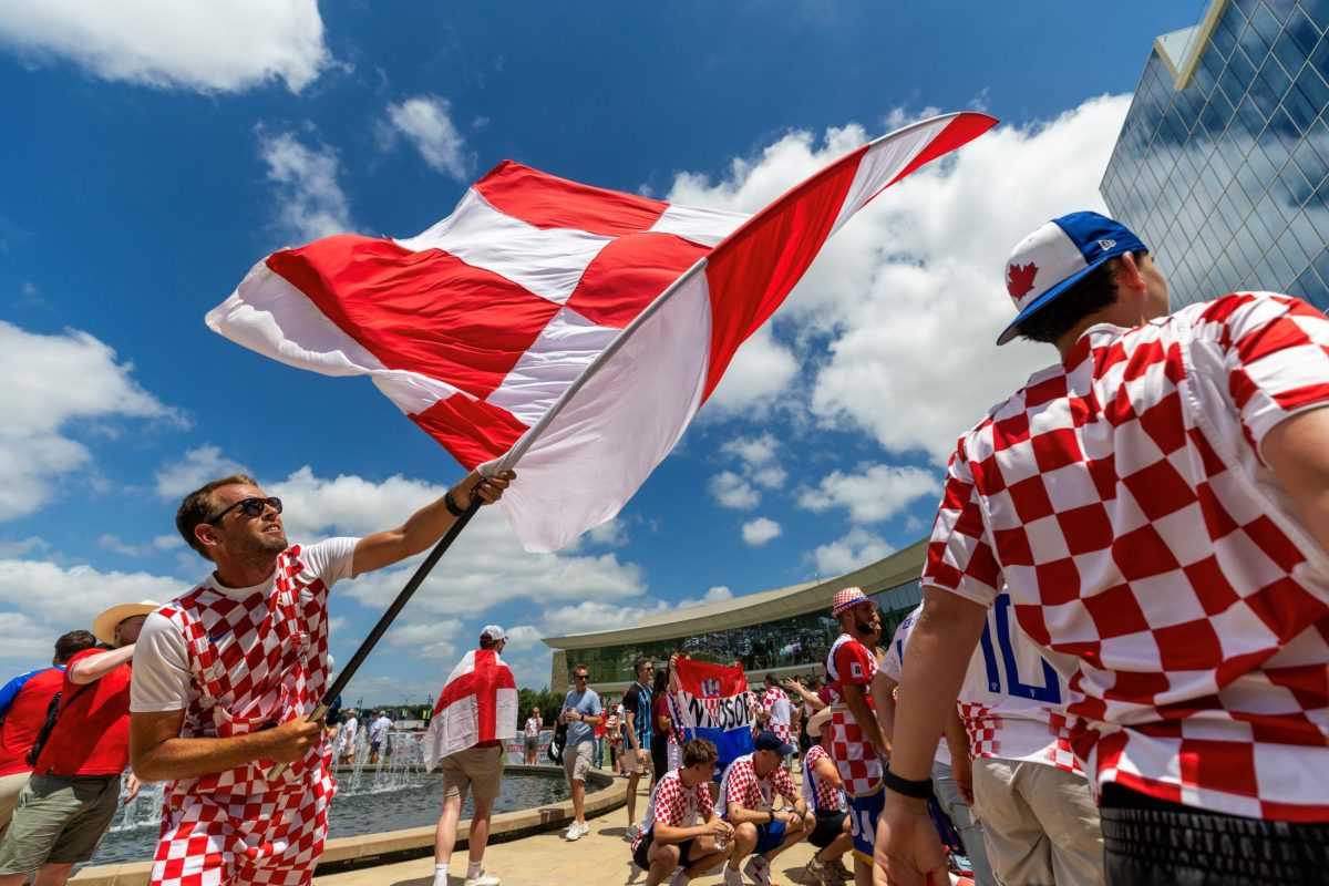 Hrvatski navijači u Dallasu / Foto: Hina