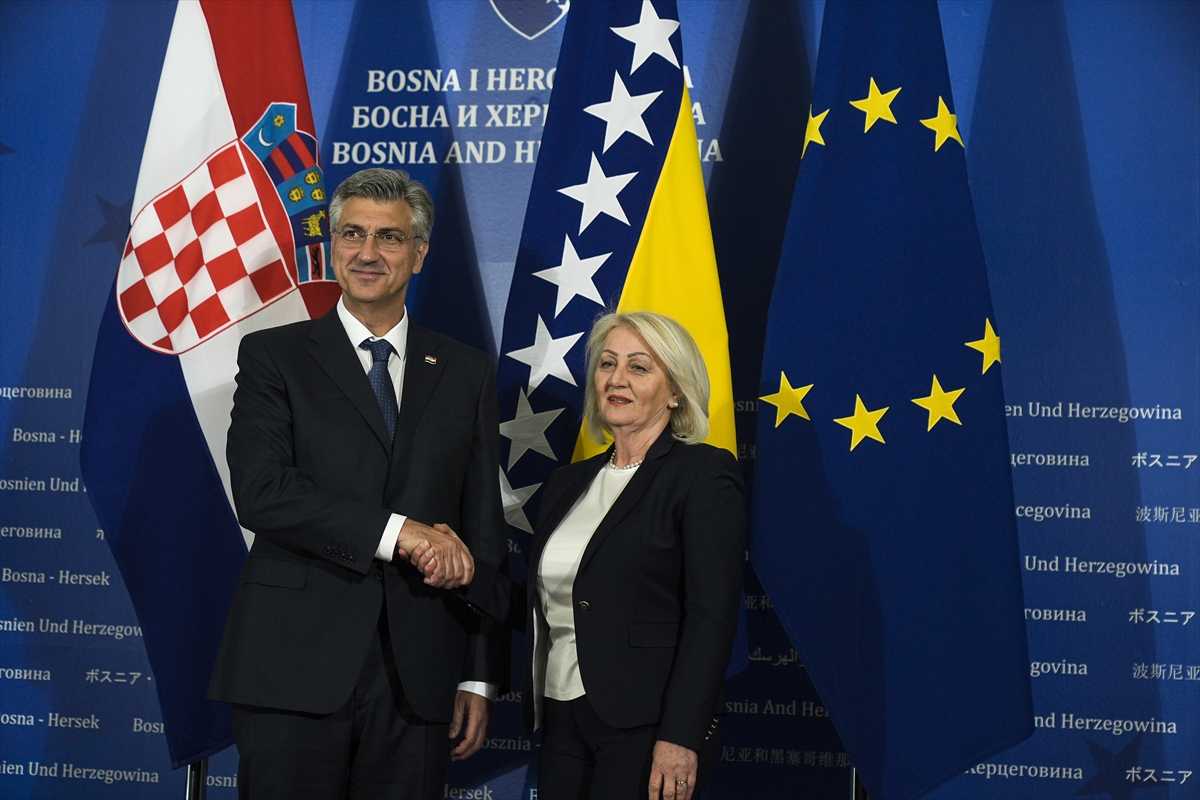 Andrej Plenković i Borjana Krišto / Foto: Anadolu