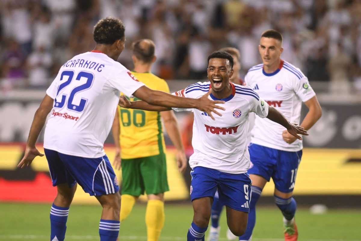 Prva utakmica prvog pretkola nogometne Europske lige Hajduk - Žilina / Foto: Hina